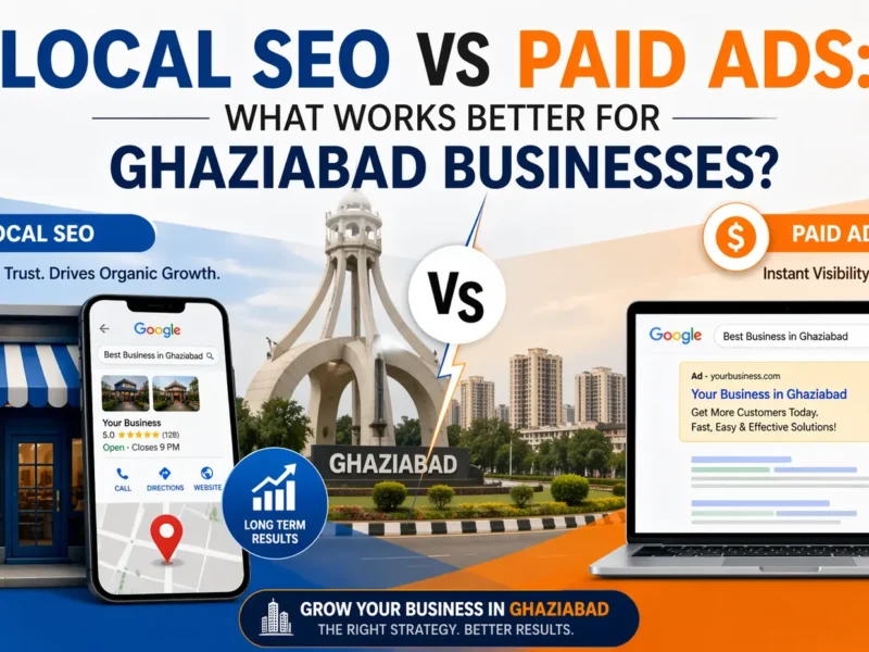 Local SEO vs Paid Ads What Works Better for Ghaziabad Businesses