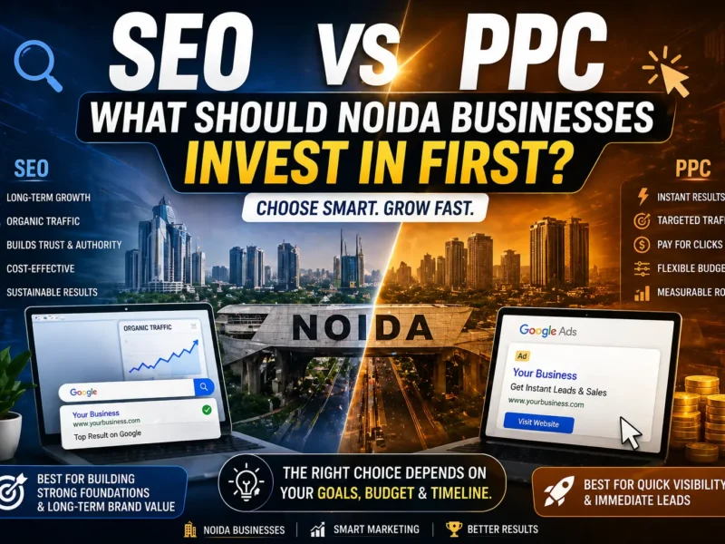 SEO vs PPC What Should Noida Businesses Invest In First