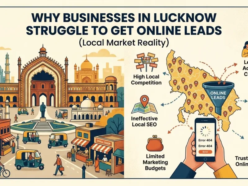 Why Businesses in Lucknow Struggle to Get Online Leads (Local Market Reality)