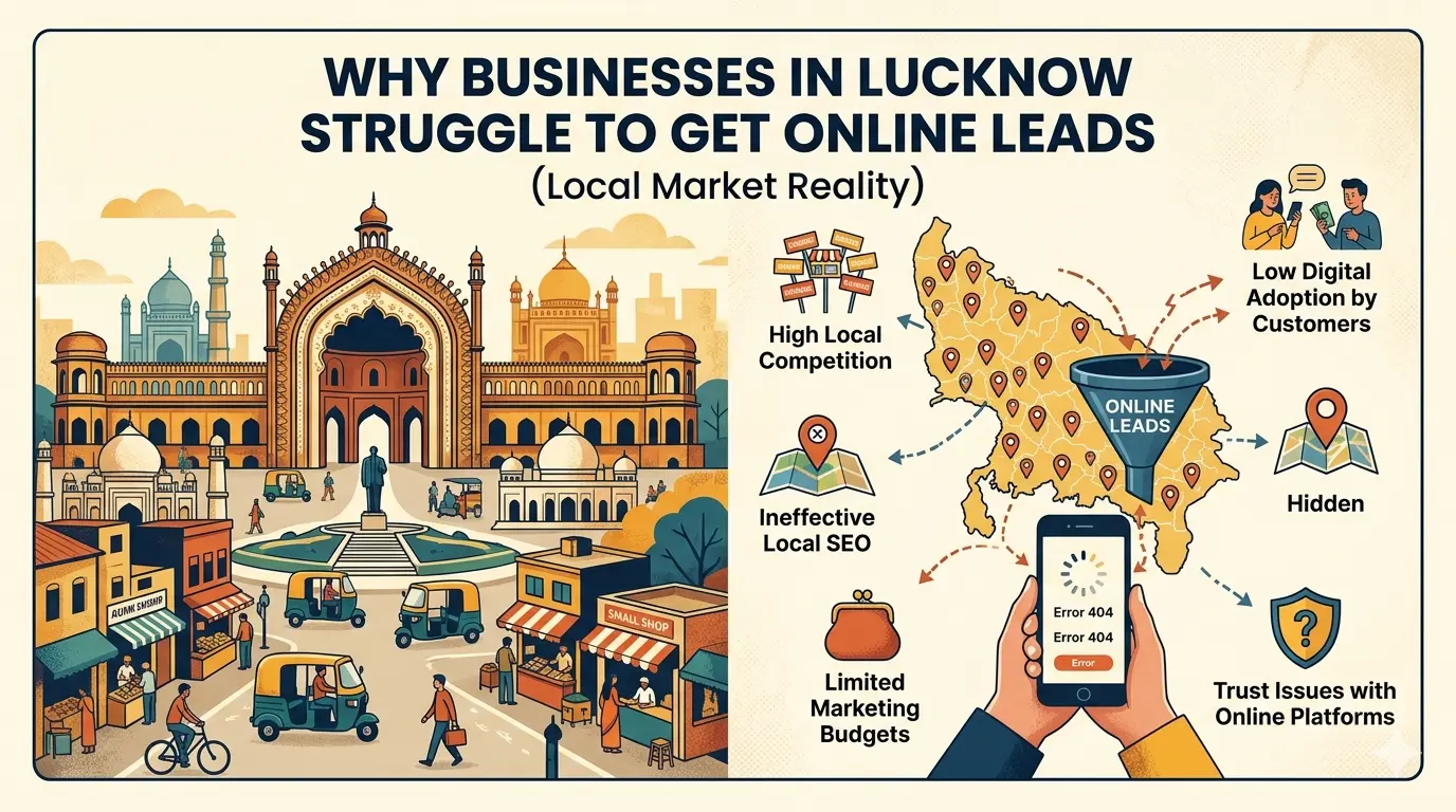Why Businesses in Lucknow Struggle to Get Online Leads (Local Market Reality)