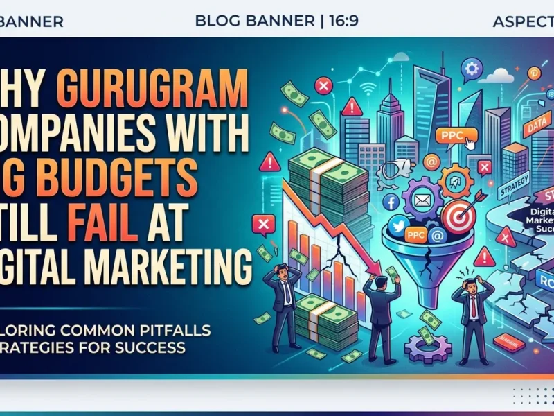 Why Gurugram Companies with Big Budgets Still Fail at Digital Marketing