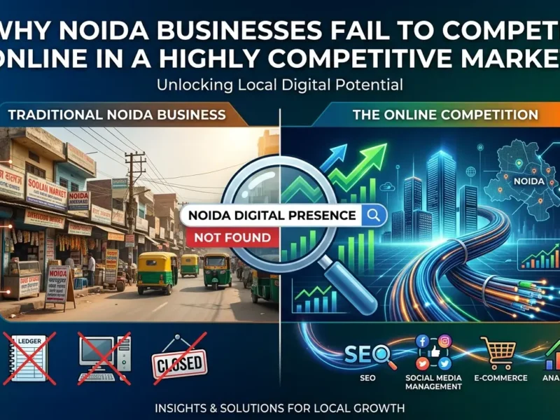 Why Noida Businesses Fail to Compete Online in a Highly Competitive Market