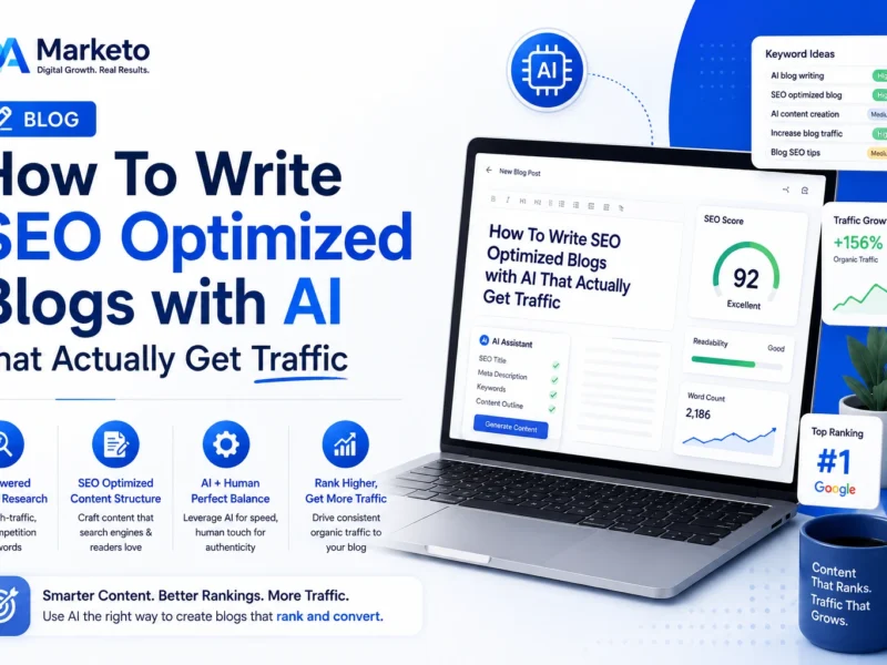 How To Write SEO Optimized Blogs with AI That Actually Get Traffic
