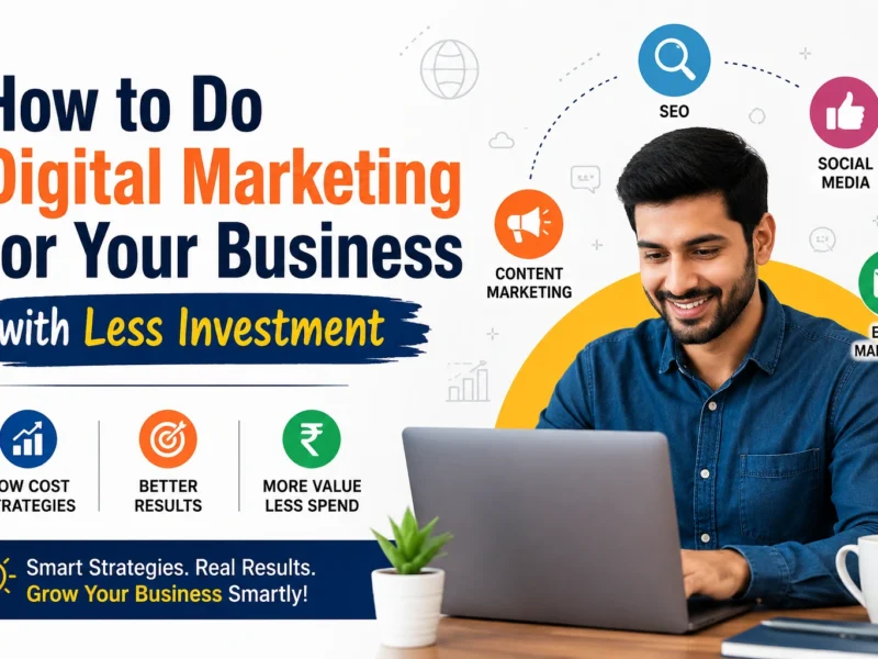 How to Do Digital Marketing for Your Business with Less Investment
