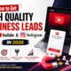 How to Get High Quality Business Leads from YouTube & Instagram