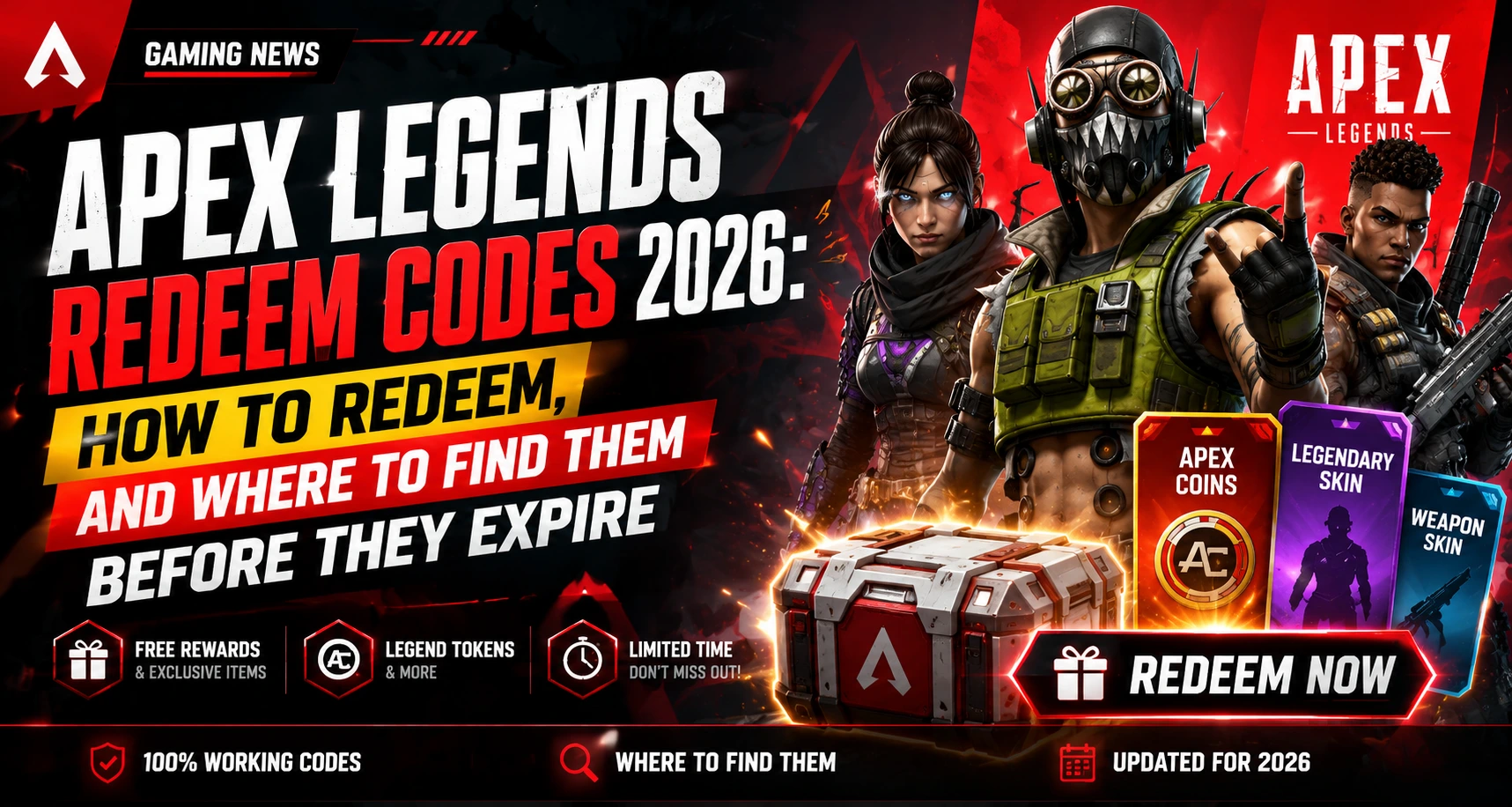 apex legends redeem codes